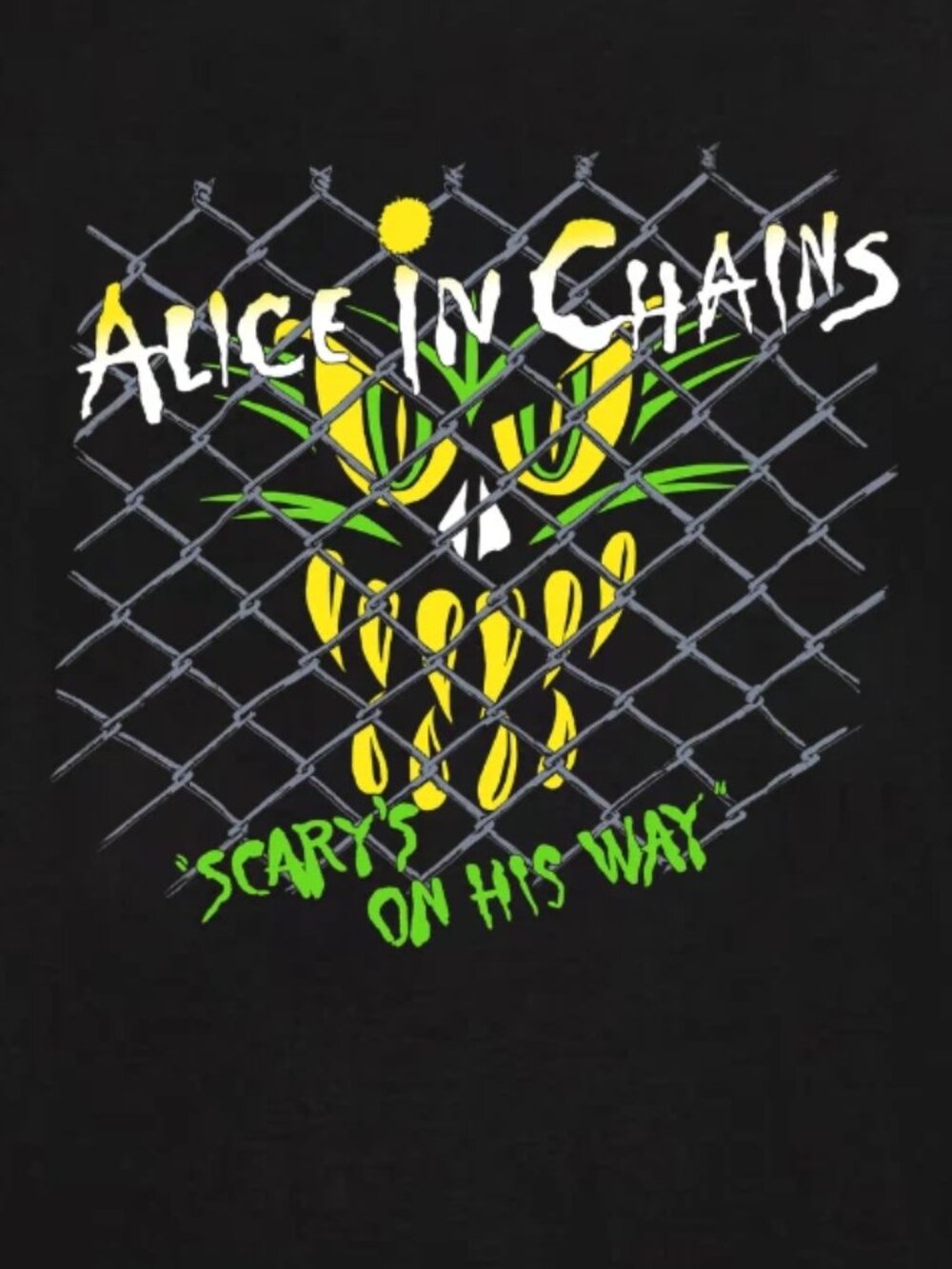 Rare 90s Alice In Chains Tour T-Shirt - Picture 2 of 5